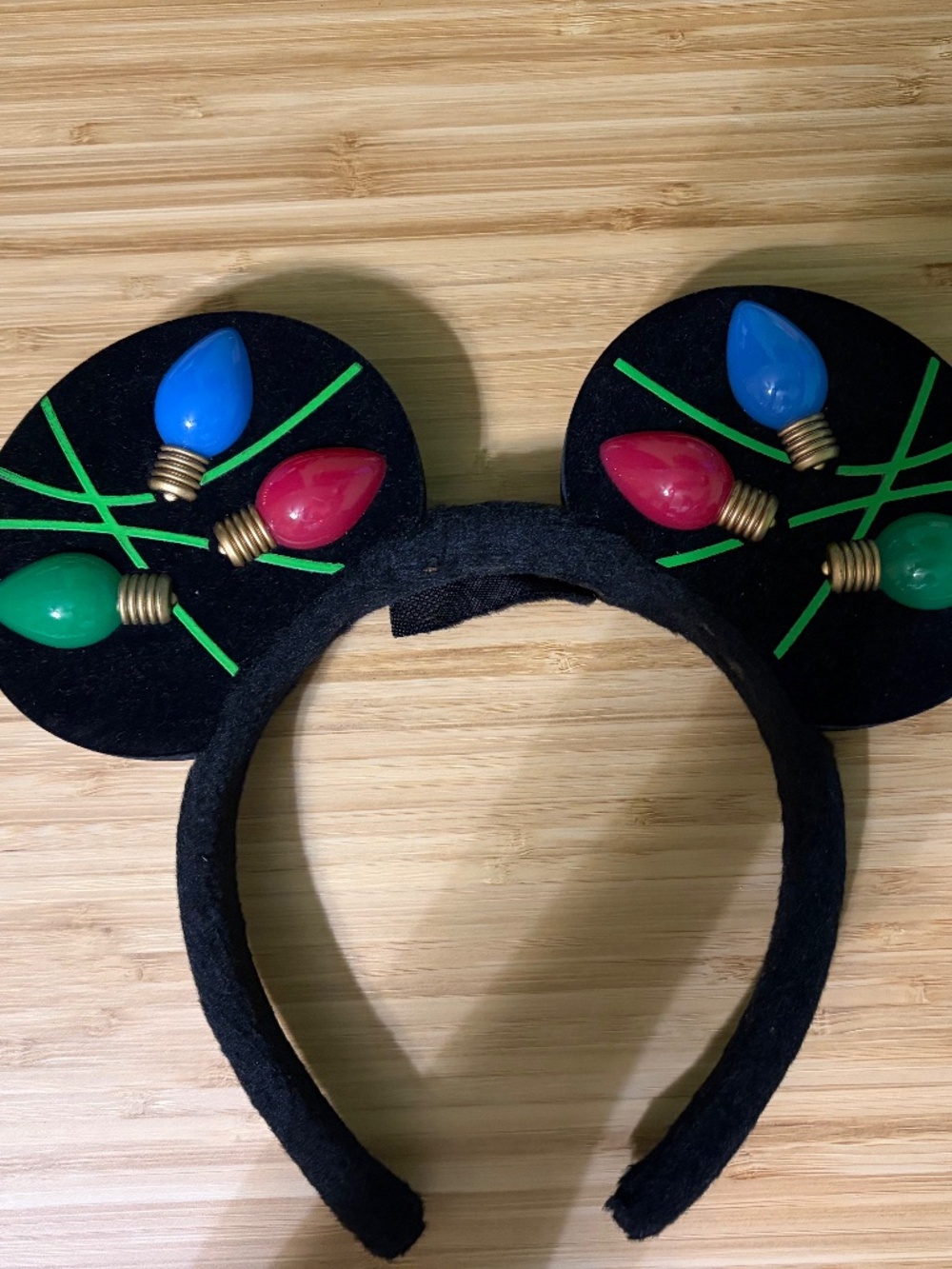 Christmas Lights Minnie Mouse Ears-Headband